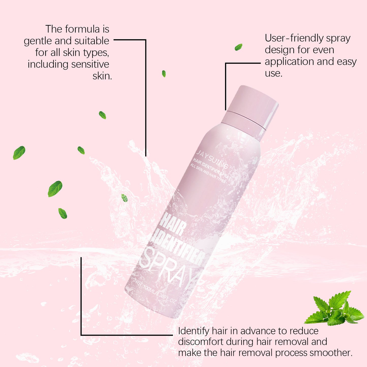 Hair Identifying Spray™ + FREE Razors Set