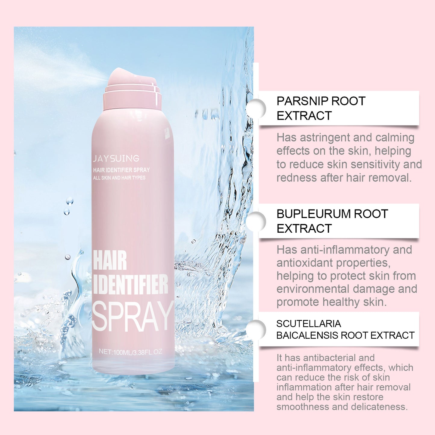 Hair Identifying Spray™ + FREE Razors Set